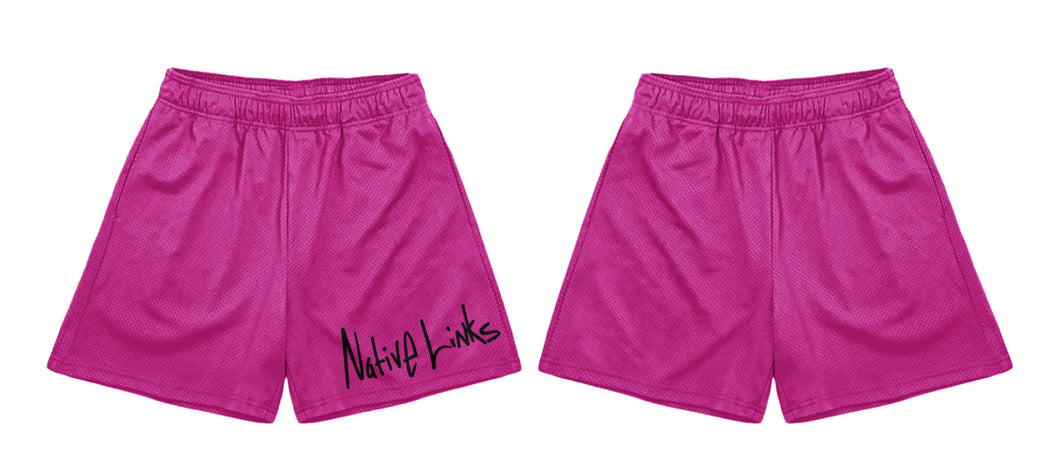 NativeLinks Fucia  Gym Shorts