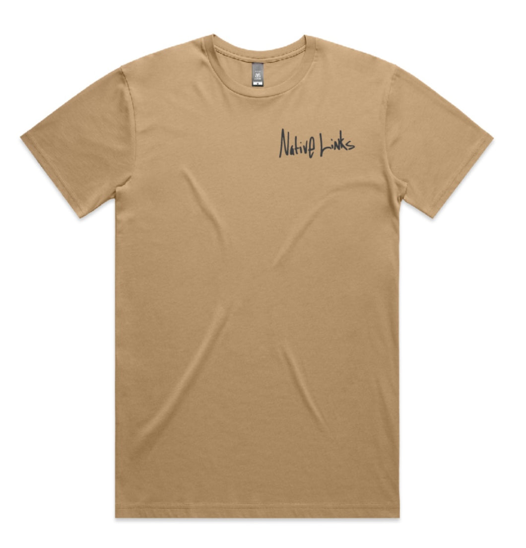 Khaki Nativelinks T-Shirt