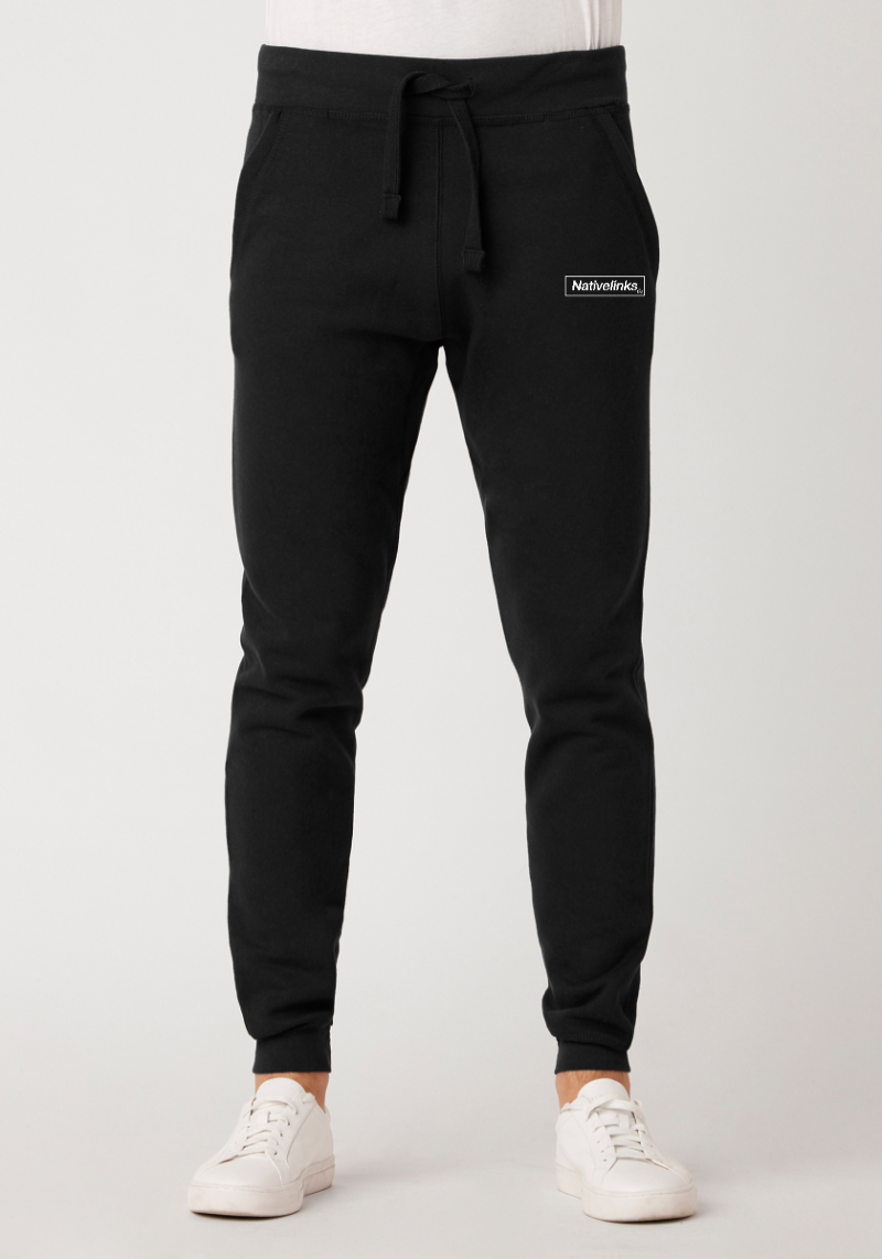 Black Nativelinks Joggers