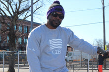 Load image into Gallery viewer, Liberian pride crewneck “LIB”
